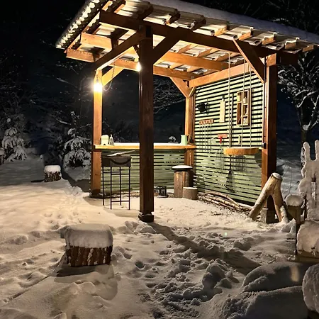 A-frame-hub з форелевою риболовлею Apartment Slavske