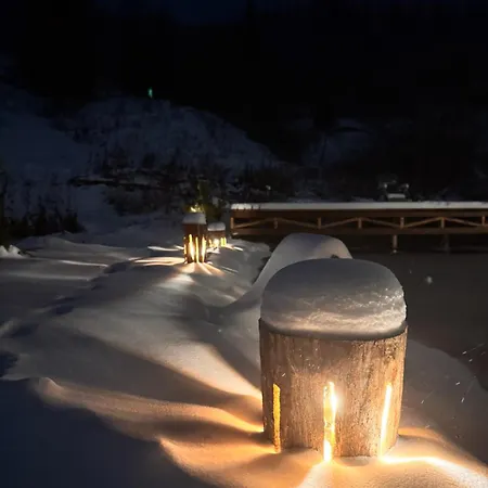 Apartment A-frame-hub з форелевою риболовлею *